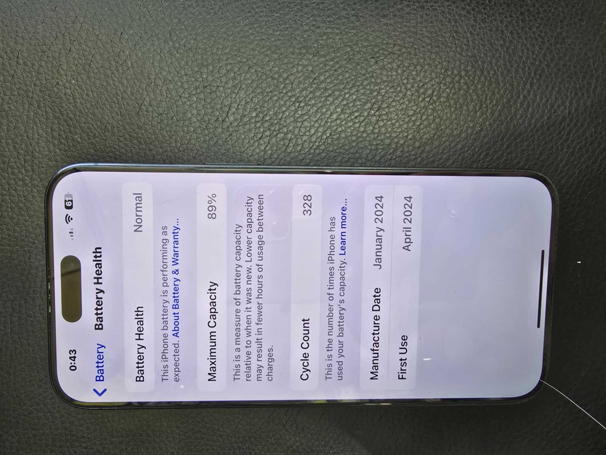 iPhone 15 Pro Max 256gb/89%
