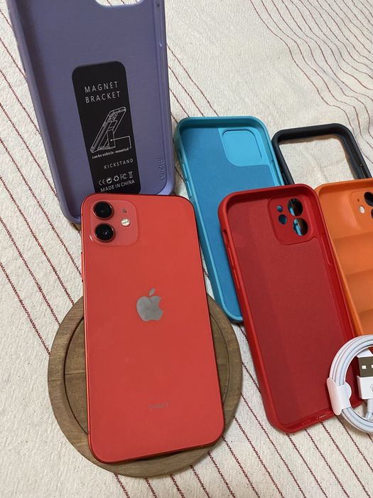 iPhone 12 64 GB Red сменена батерия