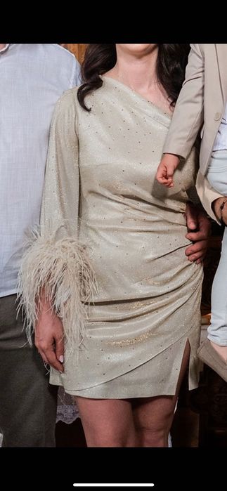 Дамска Рокля с един ръкав