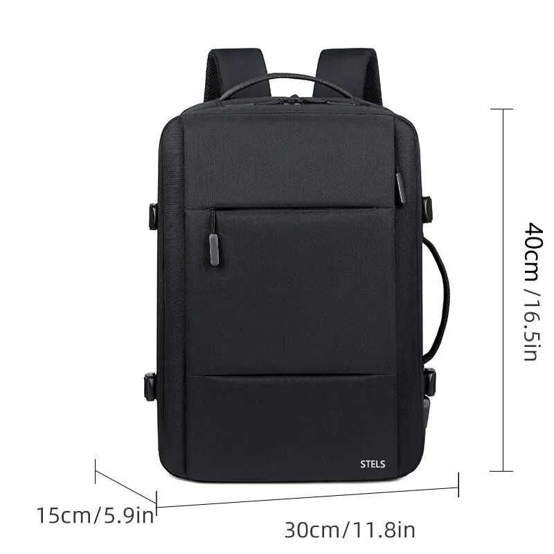 Раница за пътуване STELS TravelMate 200, 30x15x40см, Черен