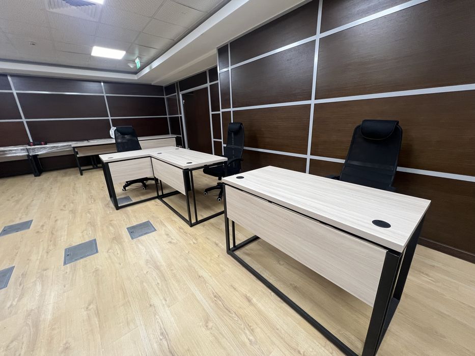 Столы в наличии LOFT Астана на заказ также Стеллажи Шкафы Тумбы