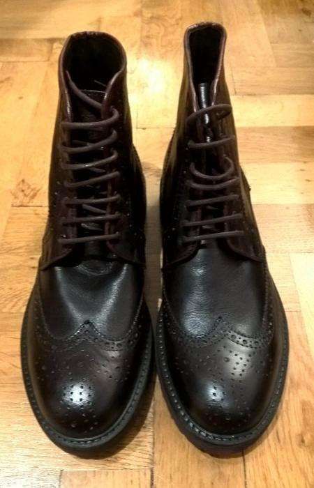 Cizme ghete barbati Massimo Dutti piele naturala, NOI, maro, 41 (27cm)