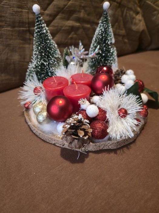 Коледен ароматен свещник