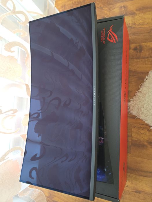 Monitor Alienware AW3423DWF QD-oled curbat