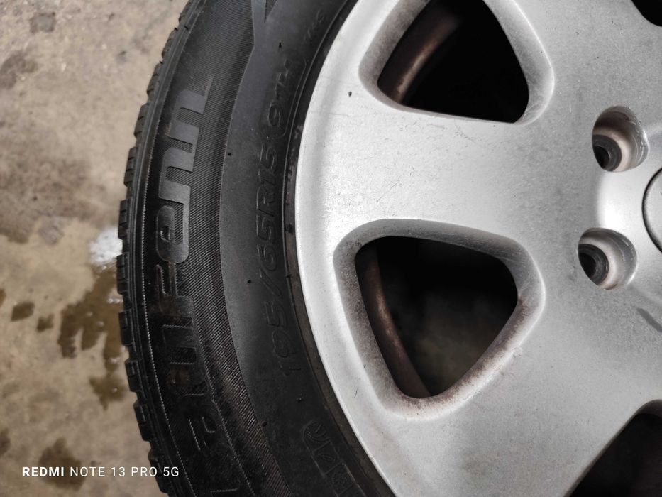 Алуминиеви джанти с гуми 15 цола ауди A3,A4