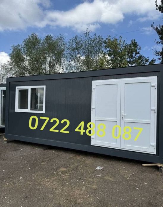 Container modular tip birou, spatiu comercial, locuinta  6 x 4.80m