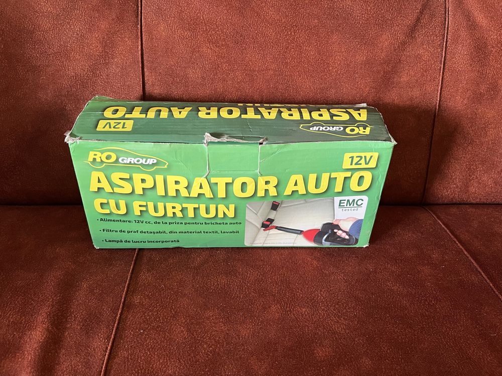 Aspirator auto 12v nou la cutie