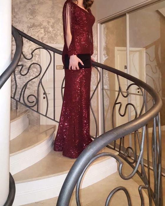 Rochie elagantă cu paiete