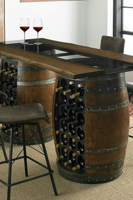 Mobilier din butoaie