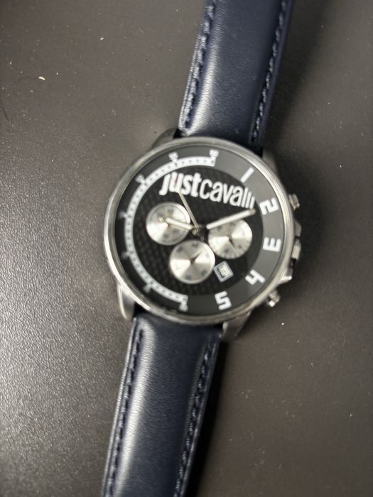 Марков часовник Just Cavalli – запазен, с кожена каишка
