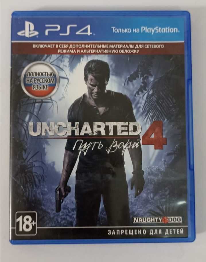 Диск PS4 Uncharted 4: Путь вора
Uncharted 4: A Thief's End