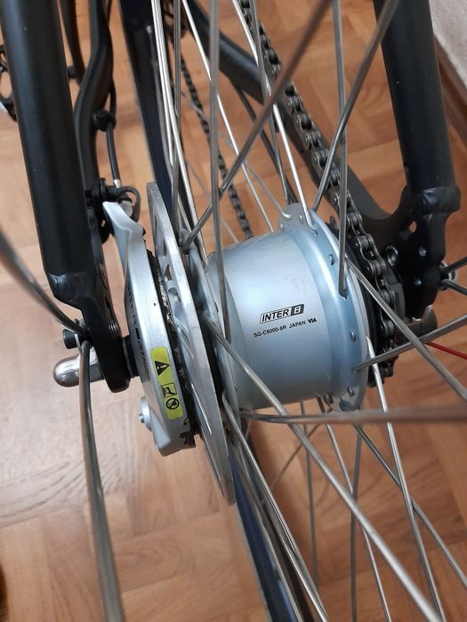 Немецкий, с планетаркой Shimano 8 скорость