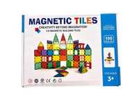 Set constructie magnetic cu litere, 100 piese, jucarii educationale