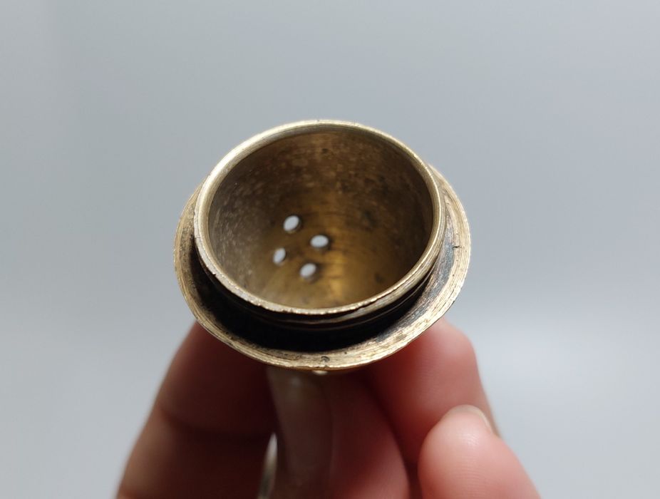 Солонка латунь СССР