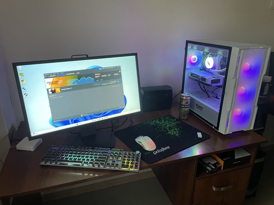 Игровой ПК, Intel Core i5-14600KF, NVIDIA GeForce RTX 4060 Ti
