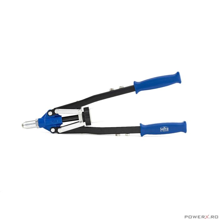 Cleste manual pentru nituit, 3.2 - 6.4 mm, 4 capete interschimbabile,