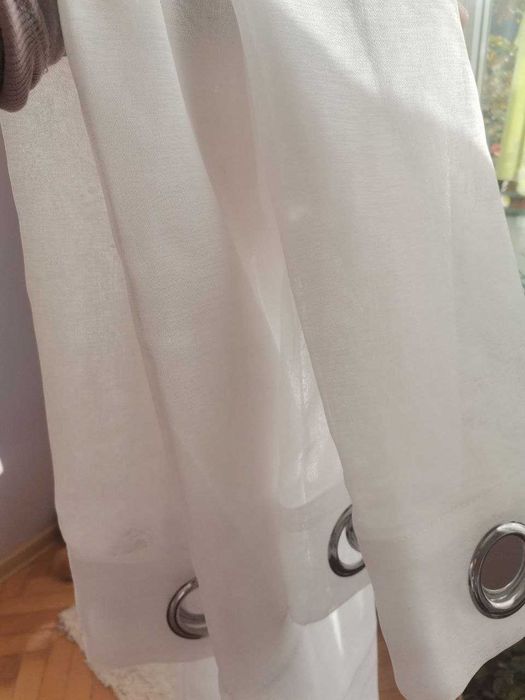 Два броя луксозни пердета Ленена структура НОВИ Topfinel Германия