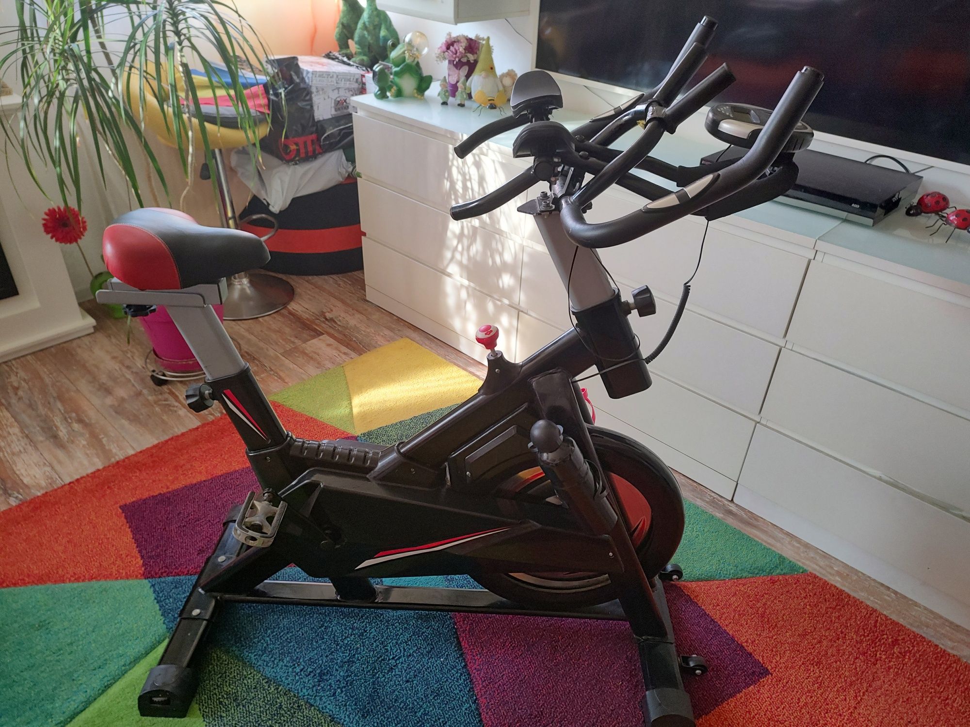 Bicicleta spinning fitness+cadru contratimp volanta 13kg