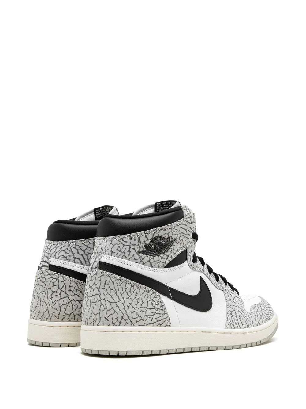 Кроссовки Nike Air Jordan 1 High OG "White Cement" оригинал
