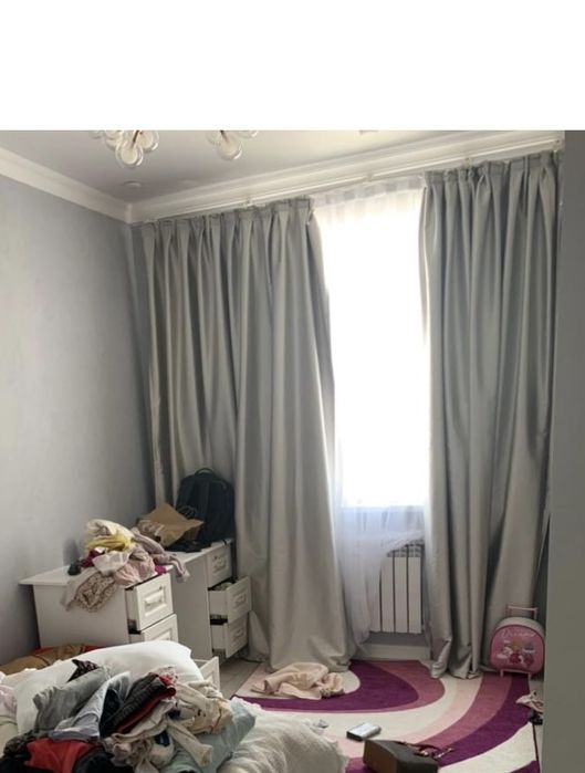 Продам  шторы блэк аут с тюлем