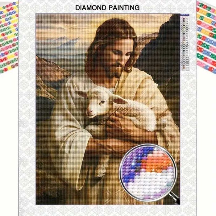 Goblen cu diamante, Pastorul Cel Bun