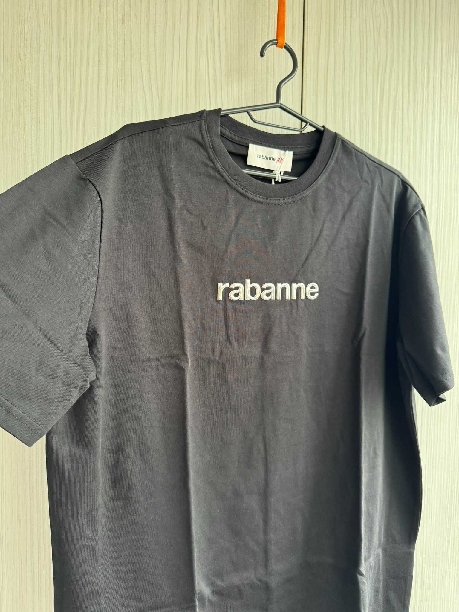 Rabanne x H&M Tricou cu aplicatie Negru, XS, S, M, L, XL, noi