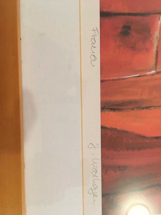 print Joficial semnat de artista germana Jutta Wildhagen pictura arta