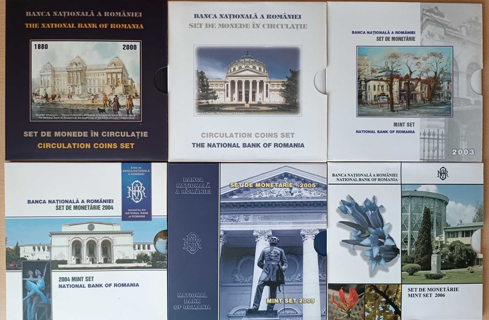 Colectie seturi de monetarie 2000-2006