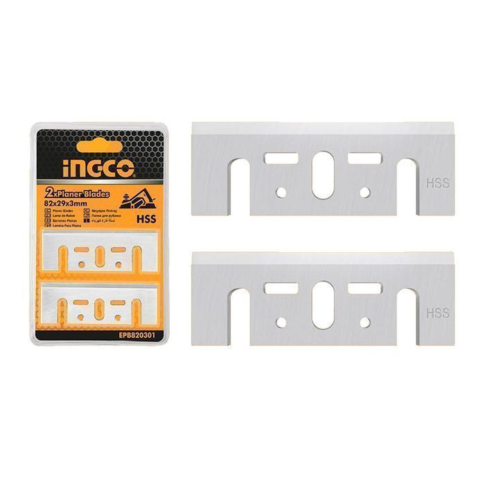 Set 2 cutite hss pentru rindea 82x29x3mm ingco