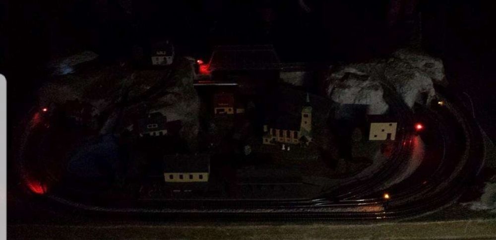 Macheta diorama tren