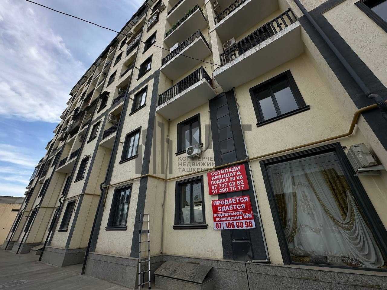 Продаётся Цокольный этаж 53м2 ор-р Кукча мечеть