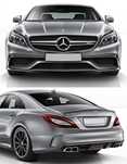 Mercedes Benz Cls 63 бампер передний и задний