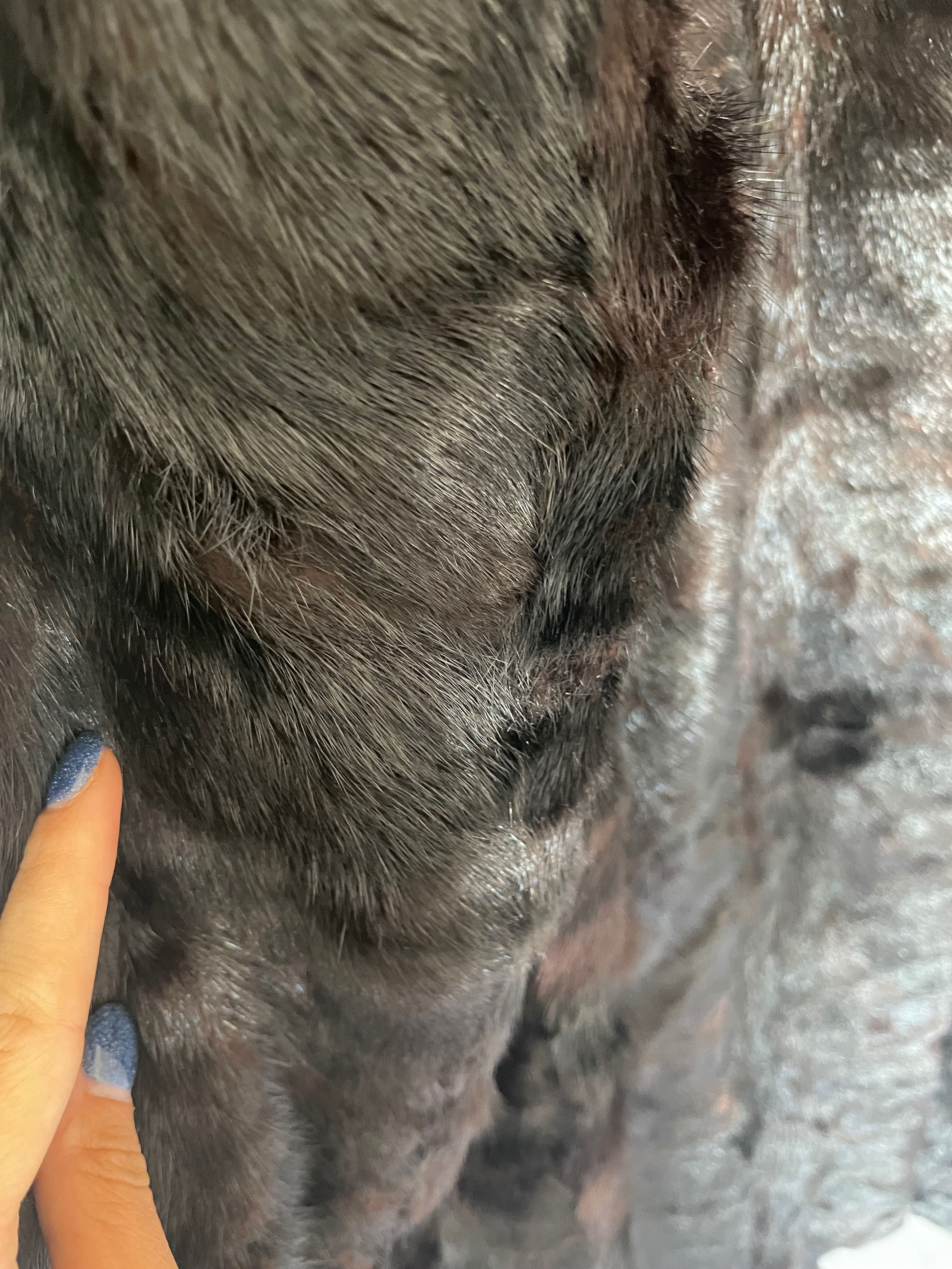 Палто от норка, 100% естествен косъм, дълго до под коляно