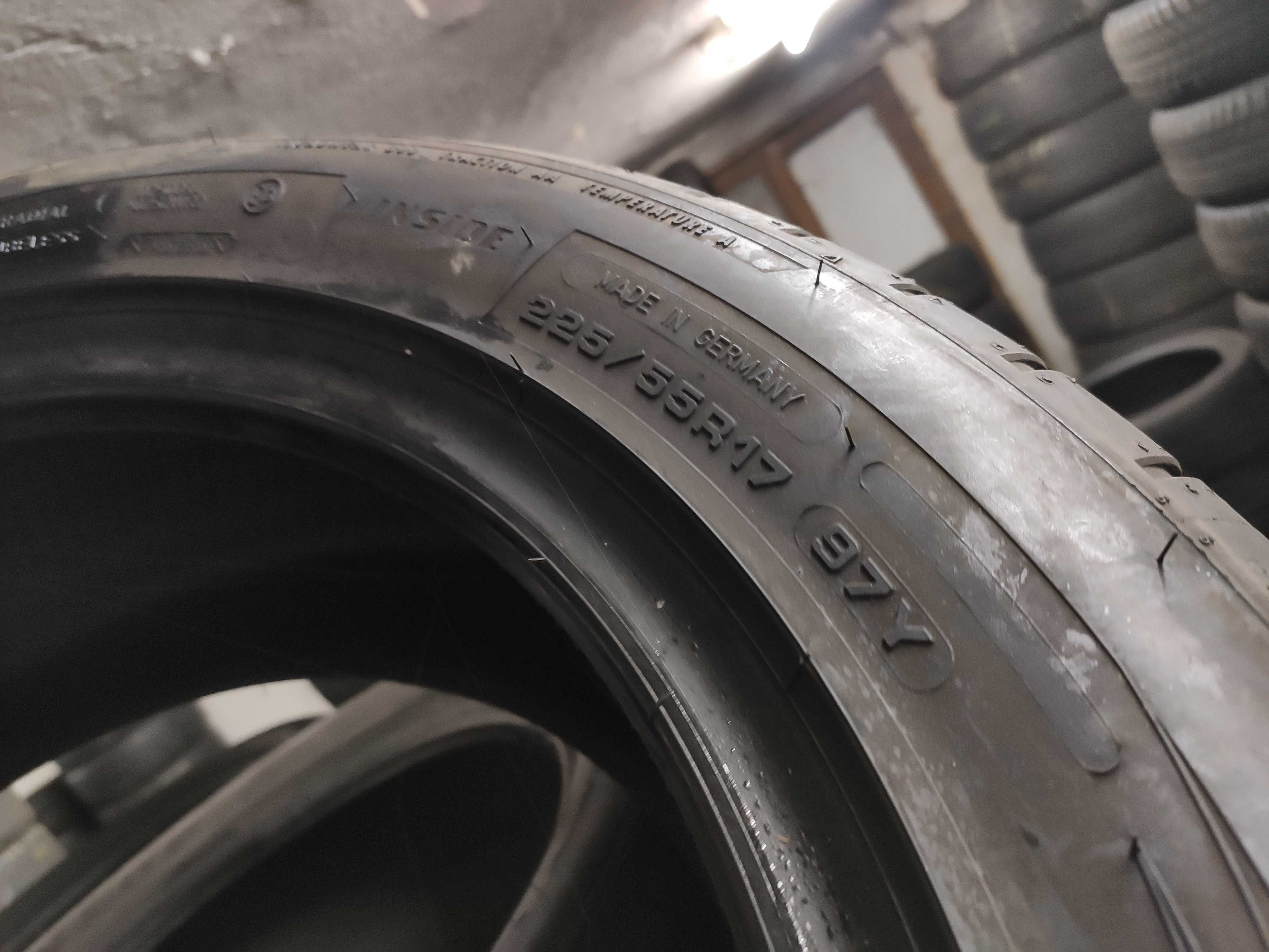 2бр Летни Гуми 225 55 17 - Dunlop - DOT 2023