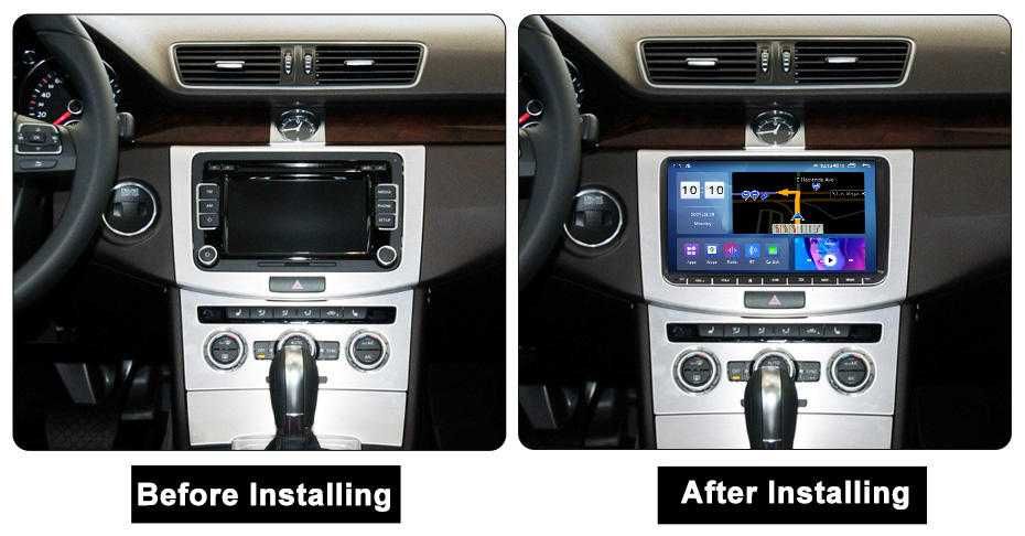 Navigatie Android 14 Vw Golf 5 6 Passat B6 Skoda Seat CarPlay + CAMERA