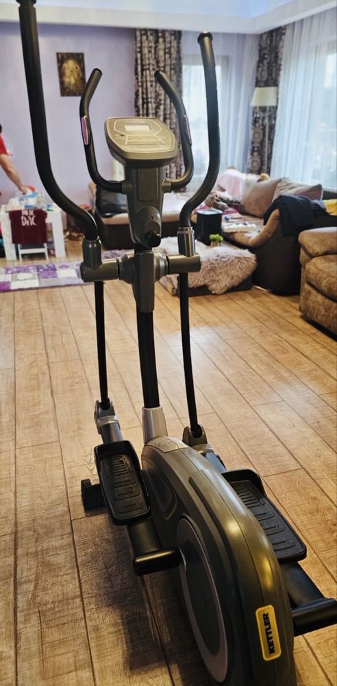 Bicicleta eliptica Kettler Axos Cross M/stepper cu manere