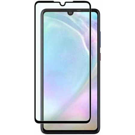 Folie de sticla Full Glue pentru Huawei P30 LITE, GloMax 5D Negru