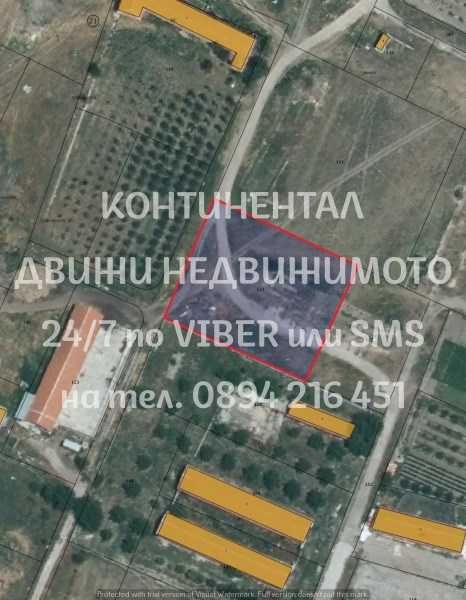 Три парцела 2-3300м2 в стоп. двор за промишлено - код 62482