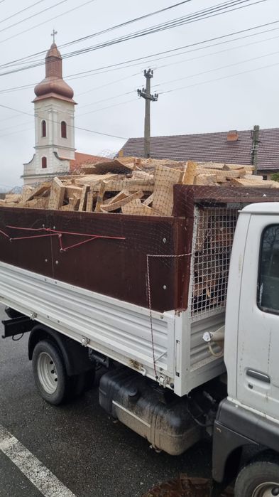 Vând lemne foc , deșeuri esență bună oriunde in Caraș Severin