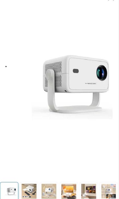 Проектор Magcubic 4K L018 650 ANSI Като Нов! Вградена Андроид Система.
