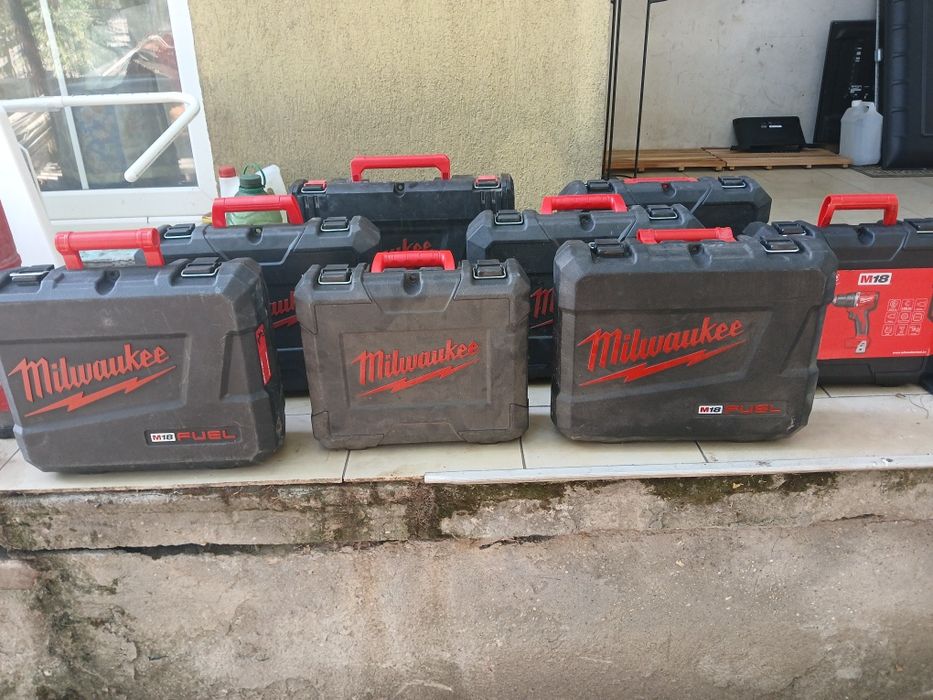 Cutie scule originală MILWAUKEE-și HILTI modele diferite-NOI și BOSCH