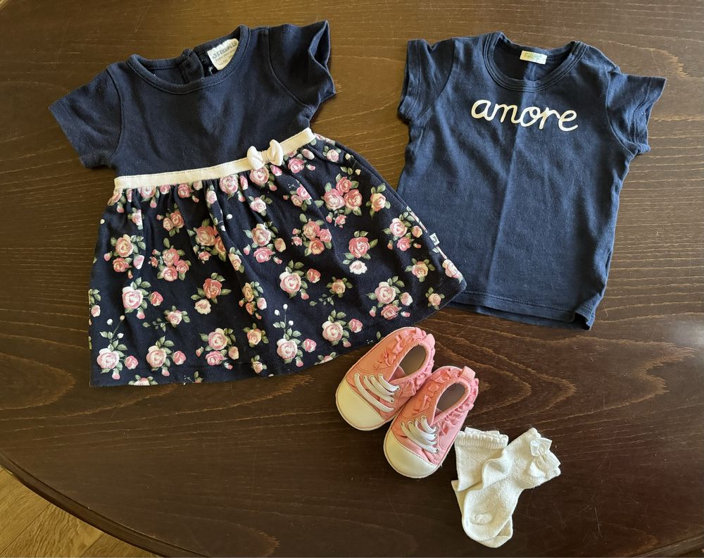 Бебешка рокля и тениска