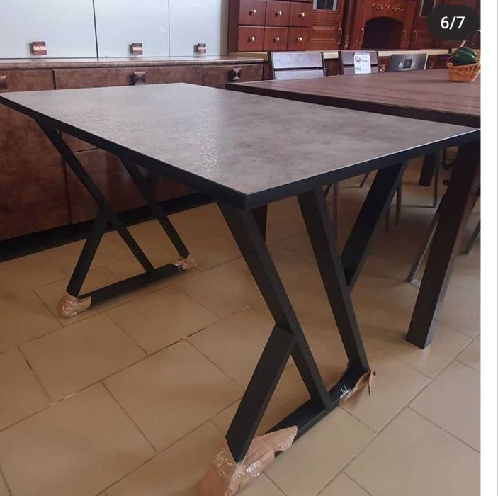 Металлический стол в стиле лофт. Повышенная прочность. Доставка.