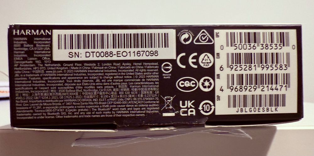 Boxă portabilă JBL Go Essential 2, Bluetooth, neagră – NOUĂ