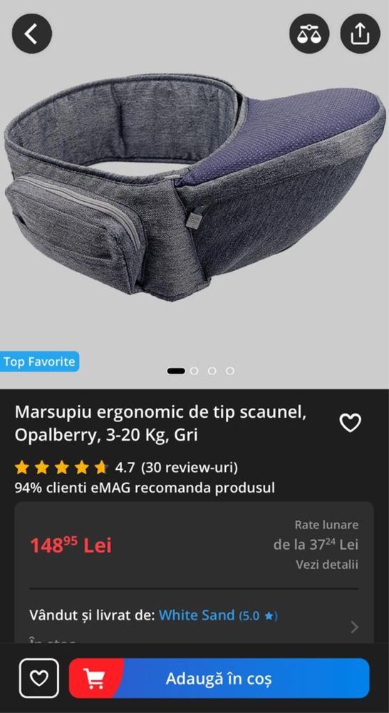 Marsupiu tip scaunel