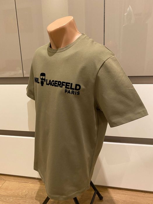 KARL LAGERFELD, ОРИГИНАЛНА тениска , зелена , размер: L и XL