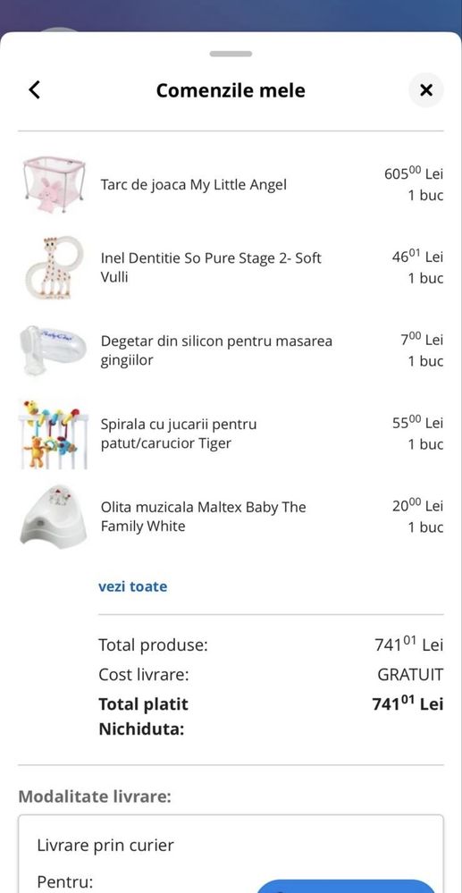 Tarc de joaca copii(balansoar, patut, carut)