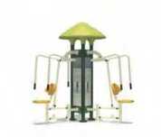 Aparat Fitness Exterior Triplu – Tracțiuni din Șezut BNL186-2