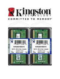 Kit Memorie Laptop 32GB DDR4 2666MHz Kingston 2x 16G KVR26S19D8/16
