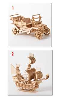 Нови модели 3D на дървени пъзели